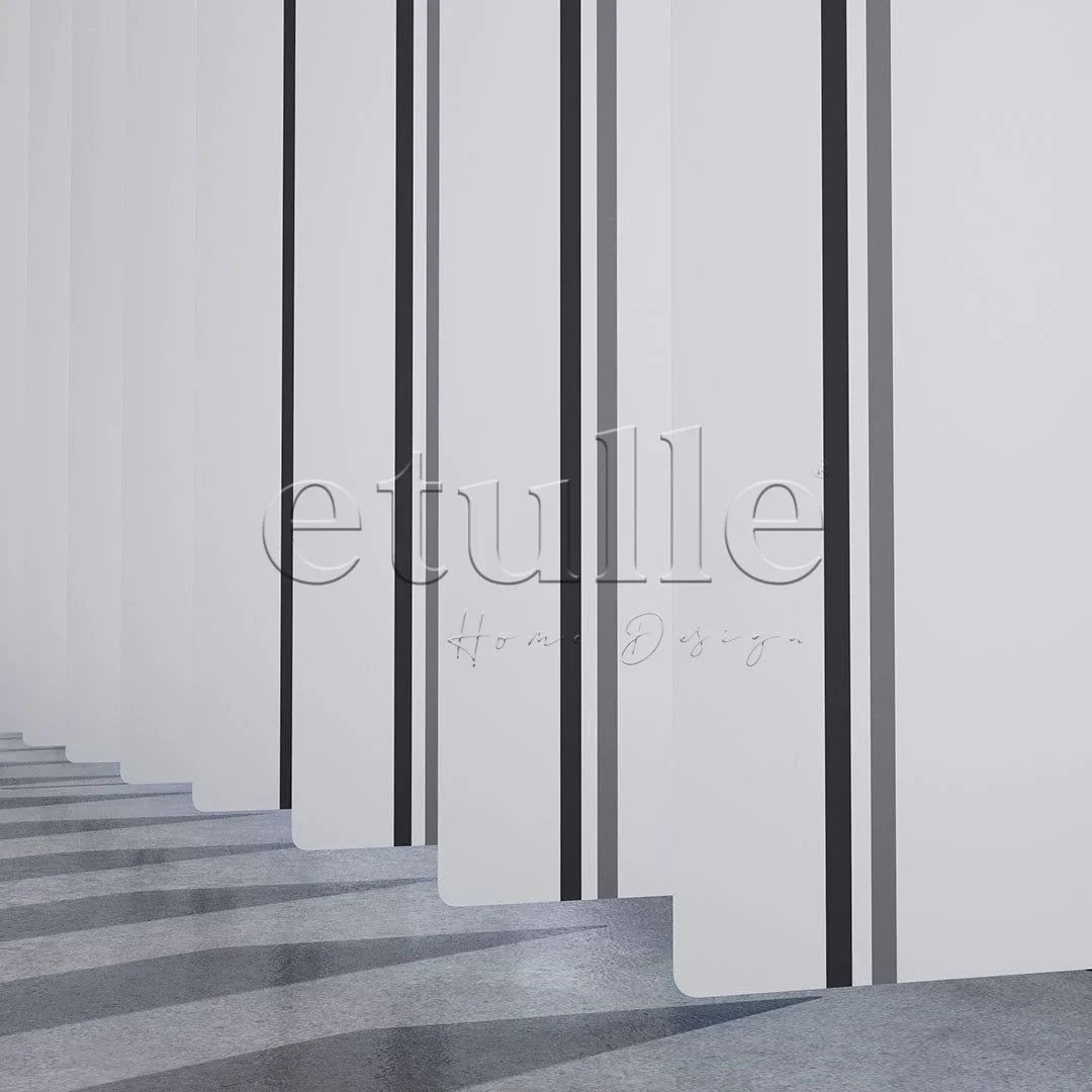 Striped PVC Vertical Blinds