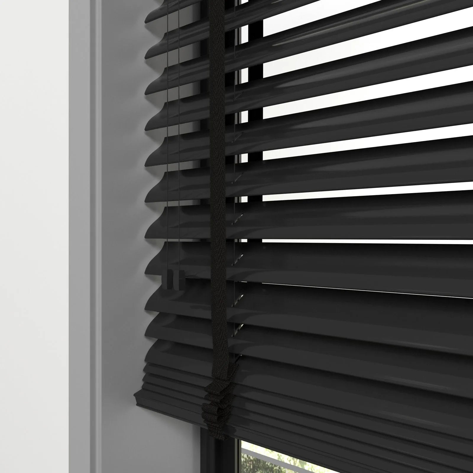 Siyah Polywood Blackout Jaluzi - Etulle
