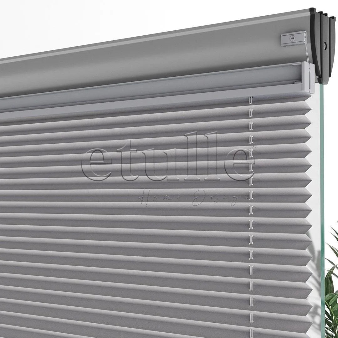 16 MM Dimout Yarı Karartma Gri Plise Perde