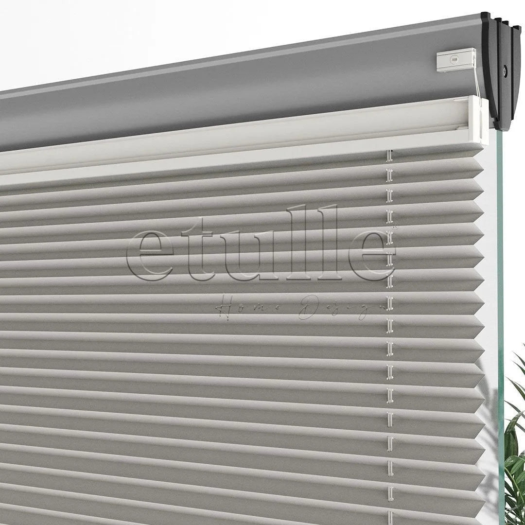 16 MM Dimout Yarı Karartma Krem Plise Perde