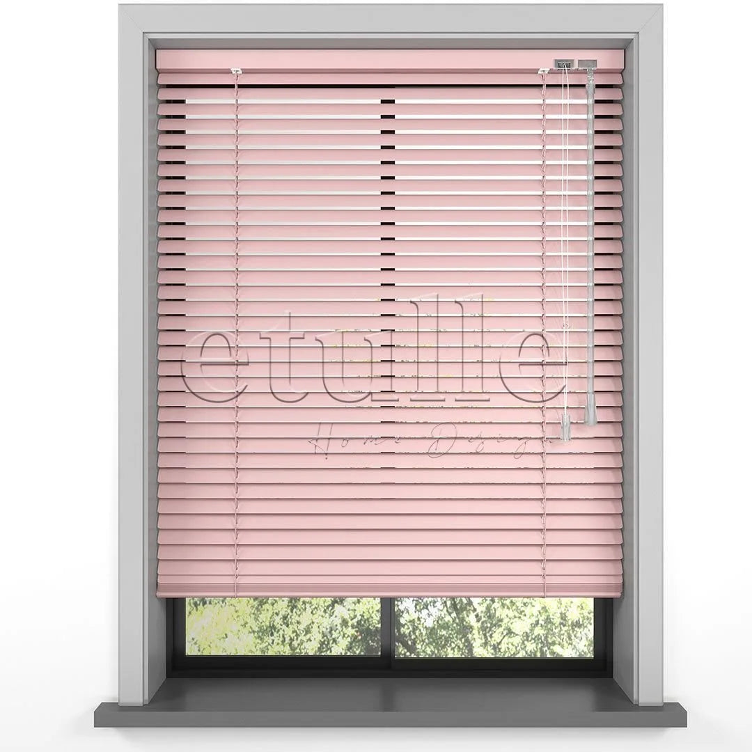 16 MM Mat Pembe Alüminyum Jaluzi