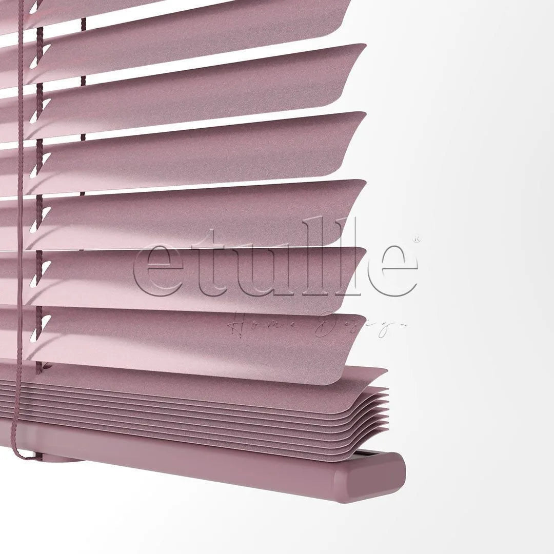 16 MM Toz Pembe Alüminyum Jaluzi