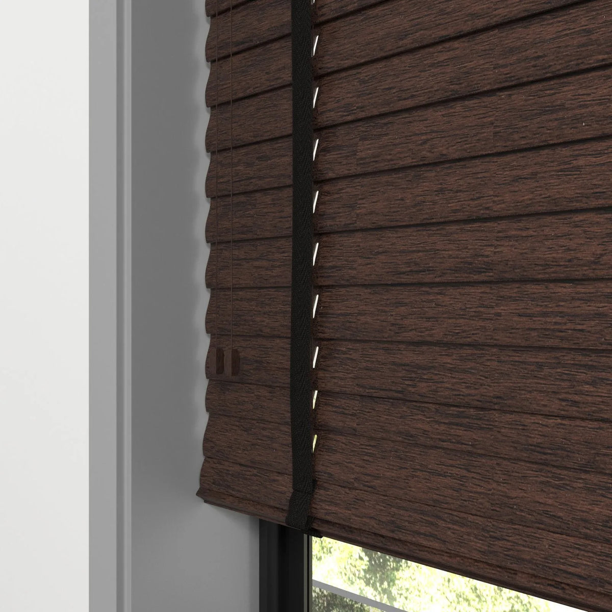 Kahverengi Polywood Blackout Jaluzi - Etulle