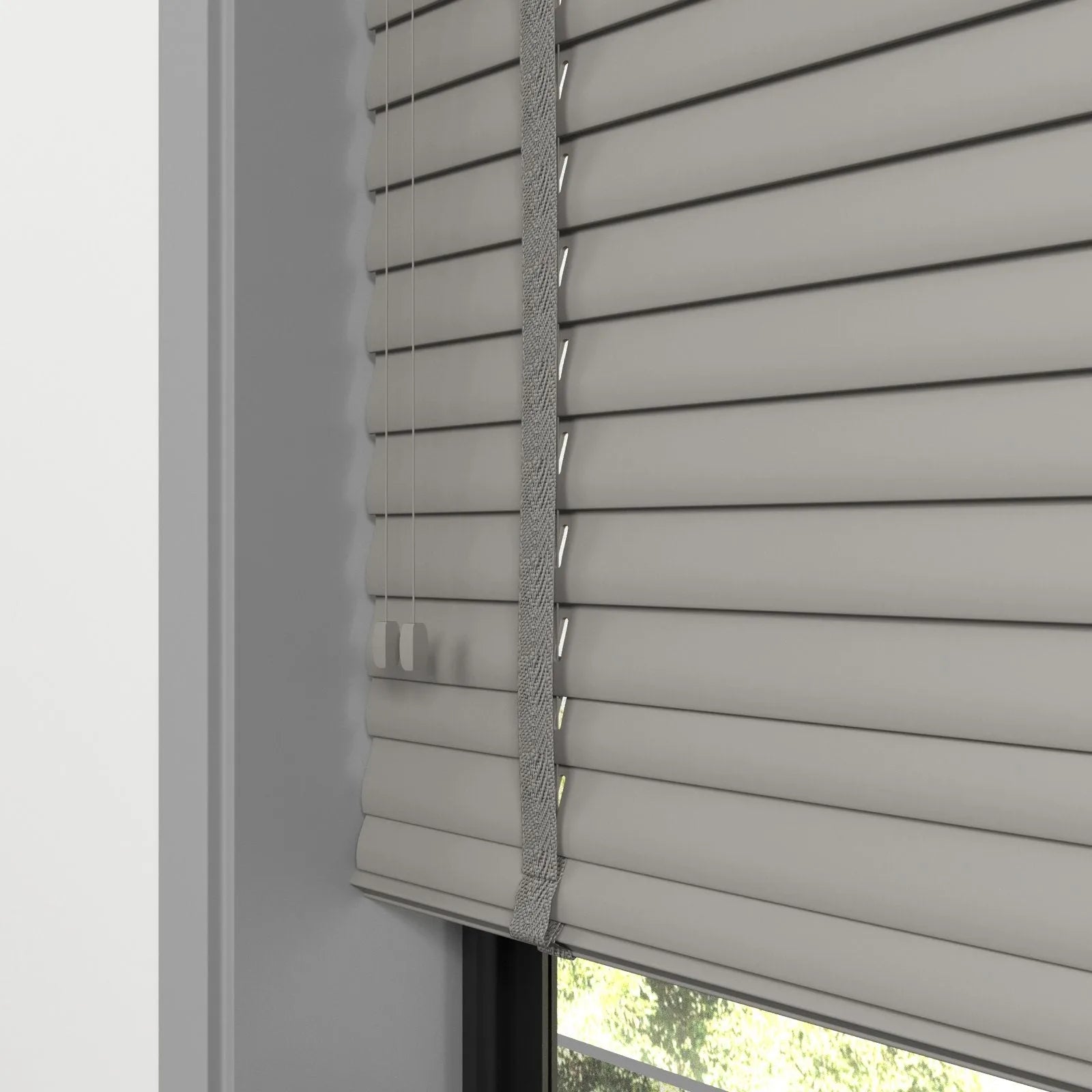 Orta Gri Polywood Blackout Jaluzi - Etulle