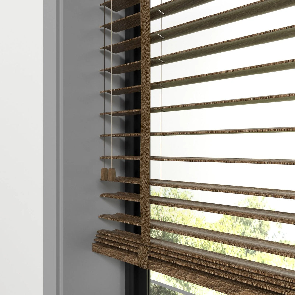 Kahverengi Polywood Blackout Jaluzi - Etulle