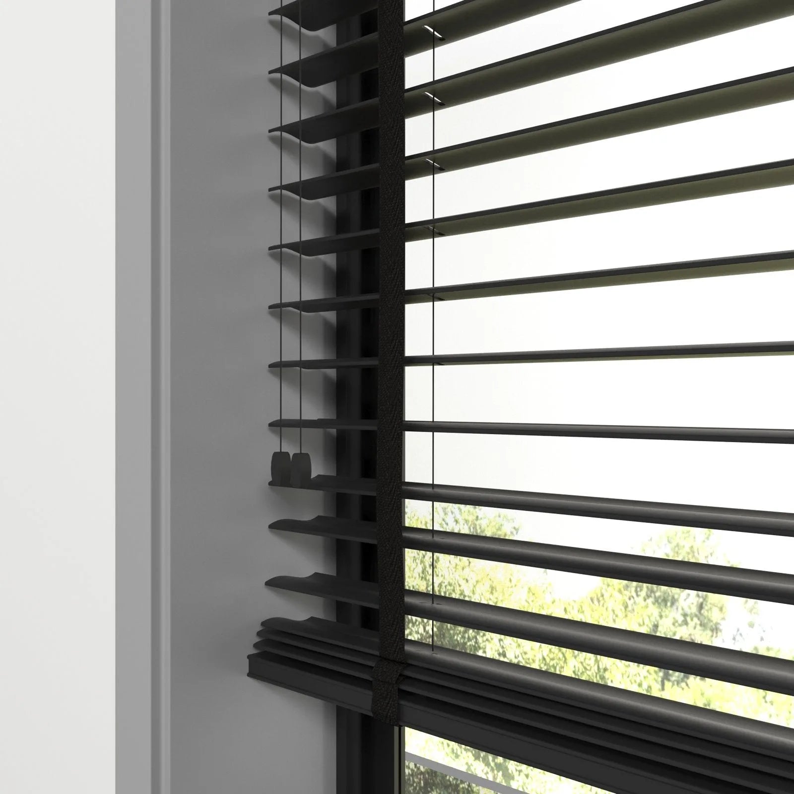 Yarı Mat Siyah Polywood Blackout Jaluzi - Etulle