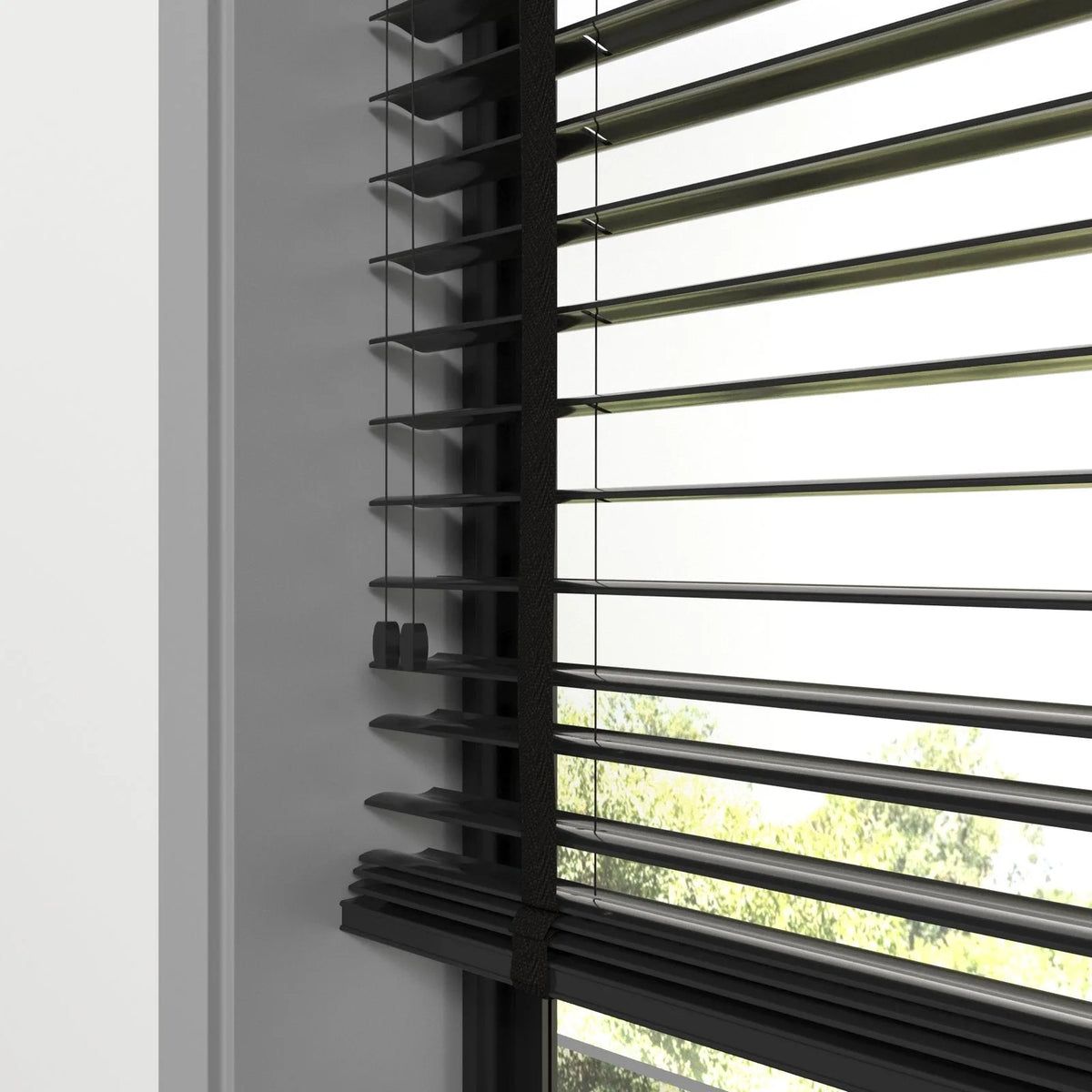 Siyah Polywood Blackout Jaluzi - Etulle