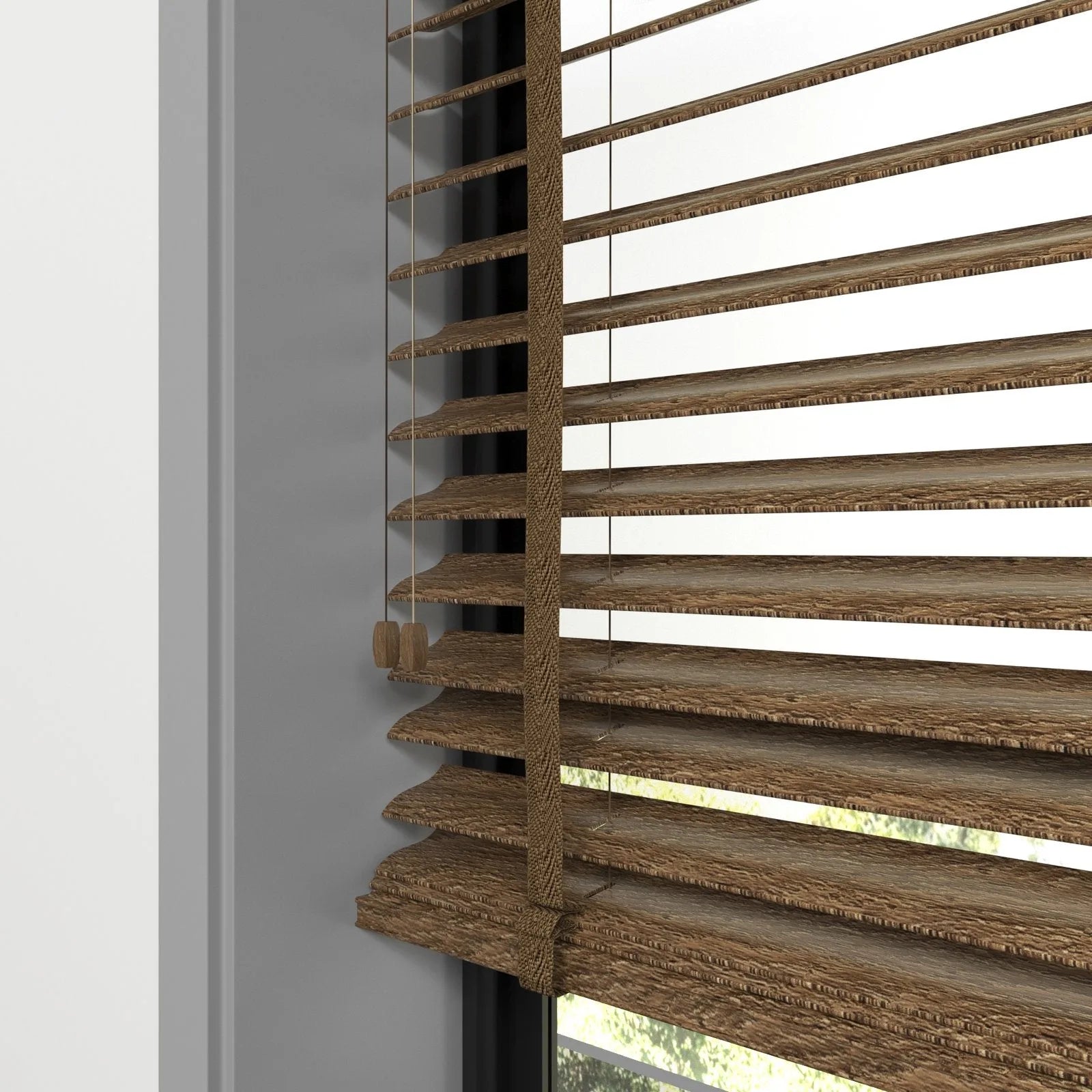 Kahverengi Polywood Blackout Jaluzi - Etulle