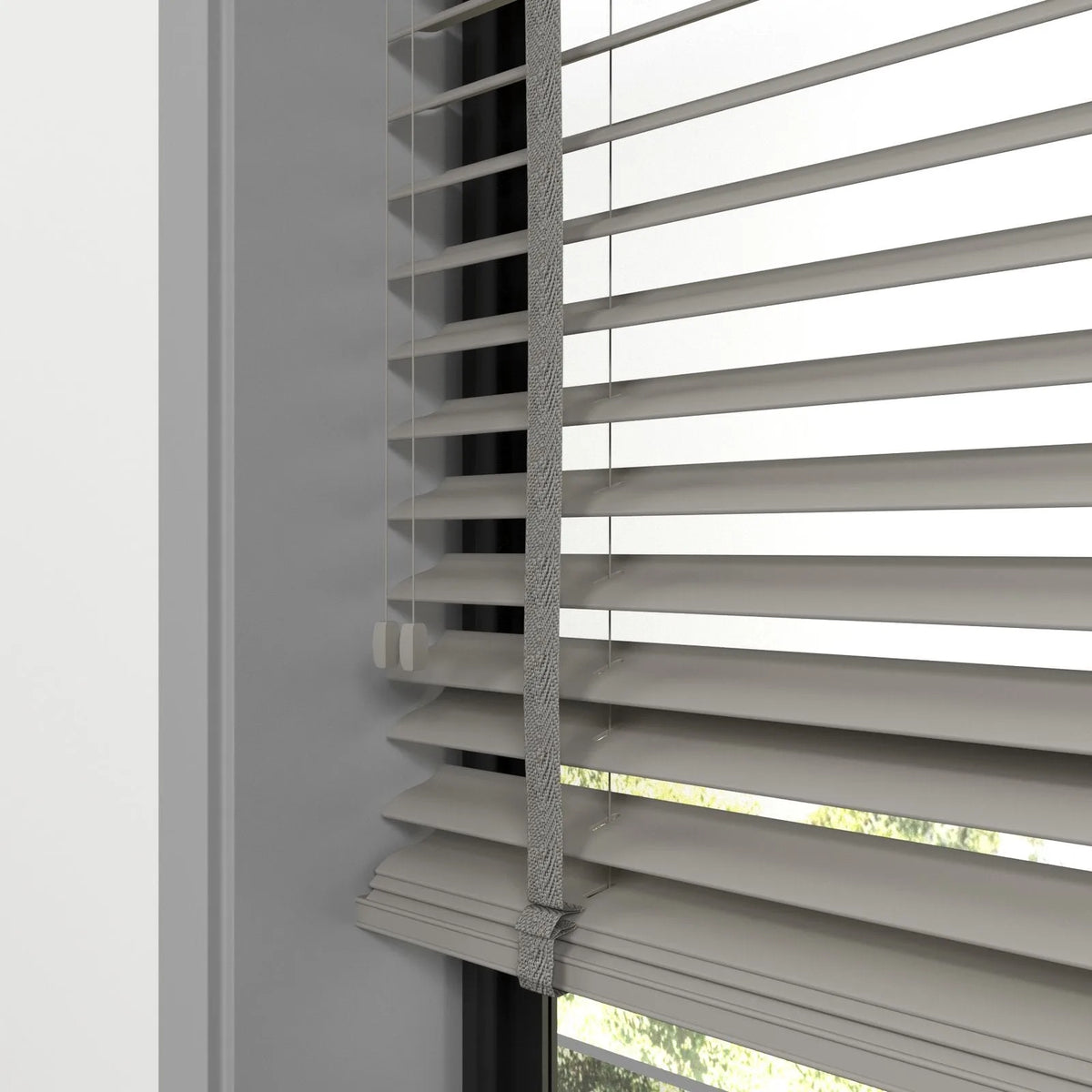 Orta Gri Polywood Blackout Jaluzi - Etulle