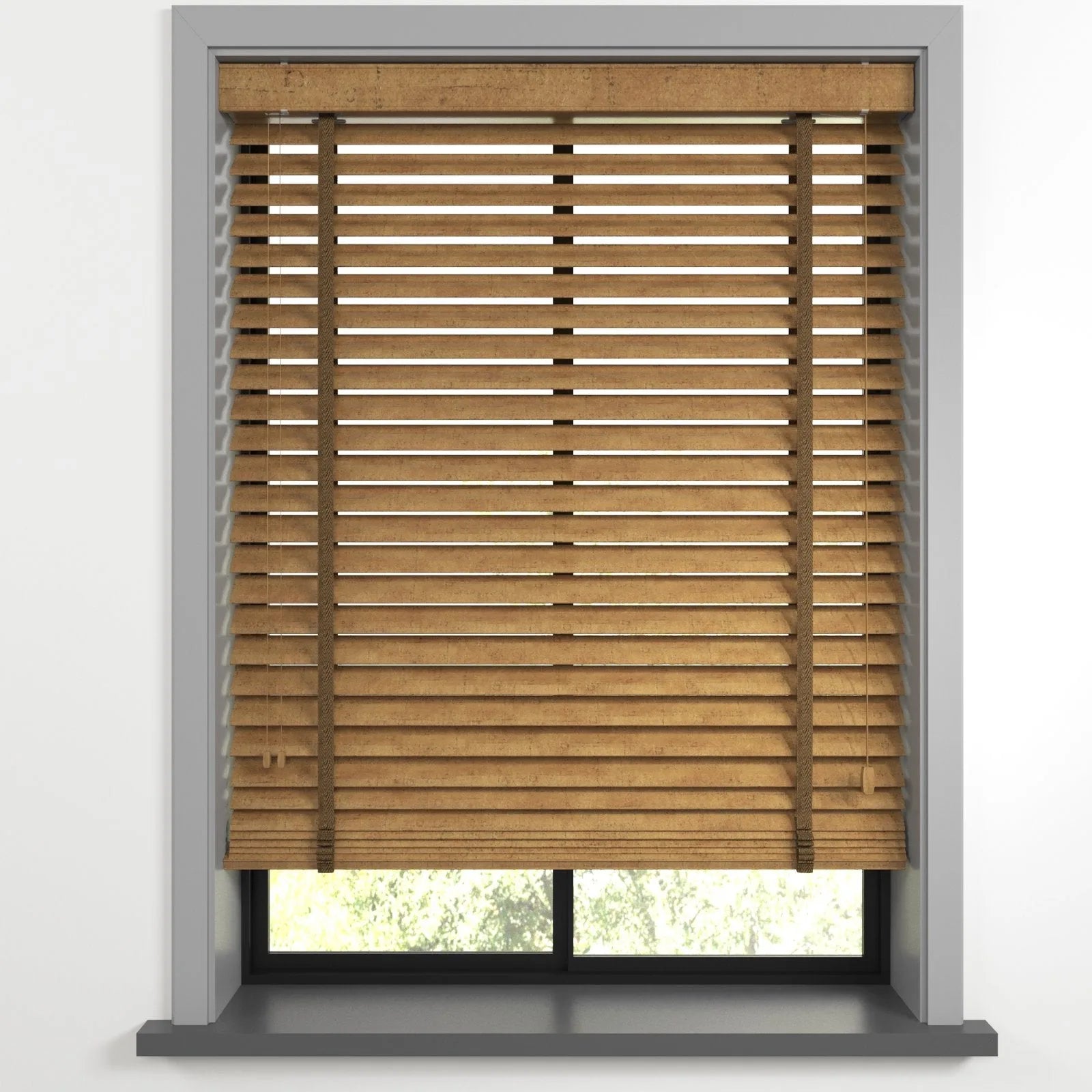 Ahşap Rengi Polywood Blackout Jaluzi - Etulle