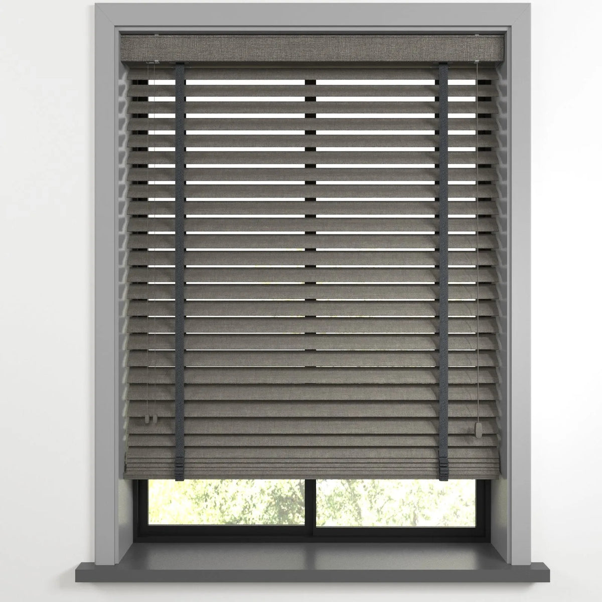 Gri Polywood Blackout Jaluzi - Etulle