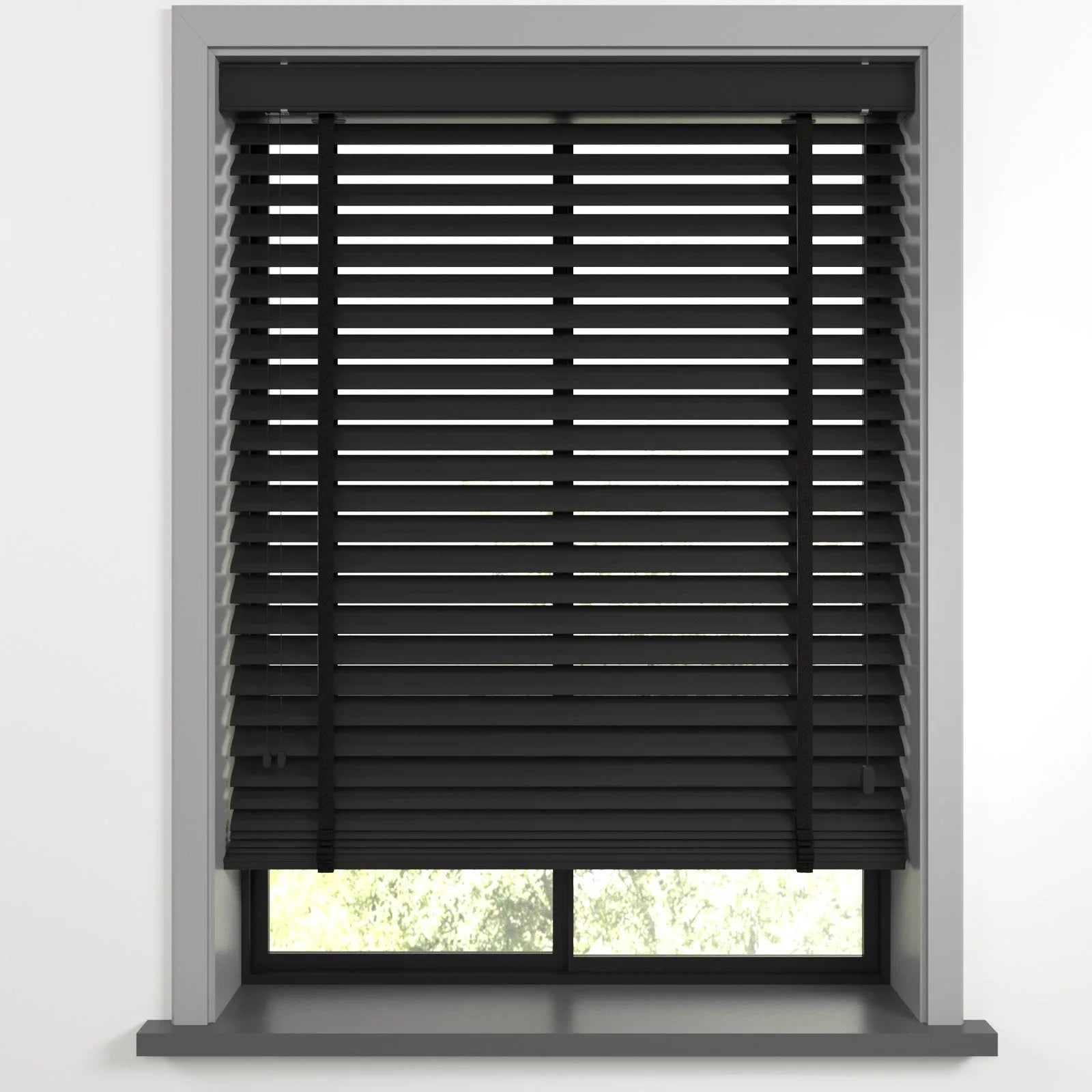 Yarı Mat Siyah Polywood Blackout Jaluzi - Etulle
