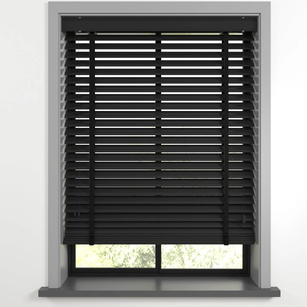 Siyah Polywood Blackout Jaluzi - Etulle