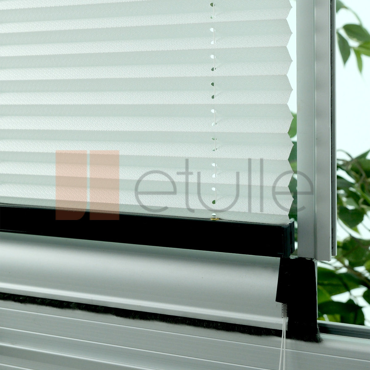 16MM Beyaz Bursa Plise Perde
