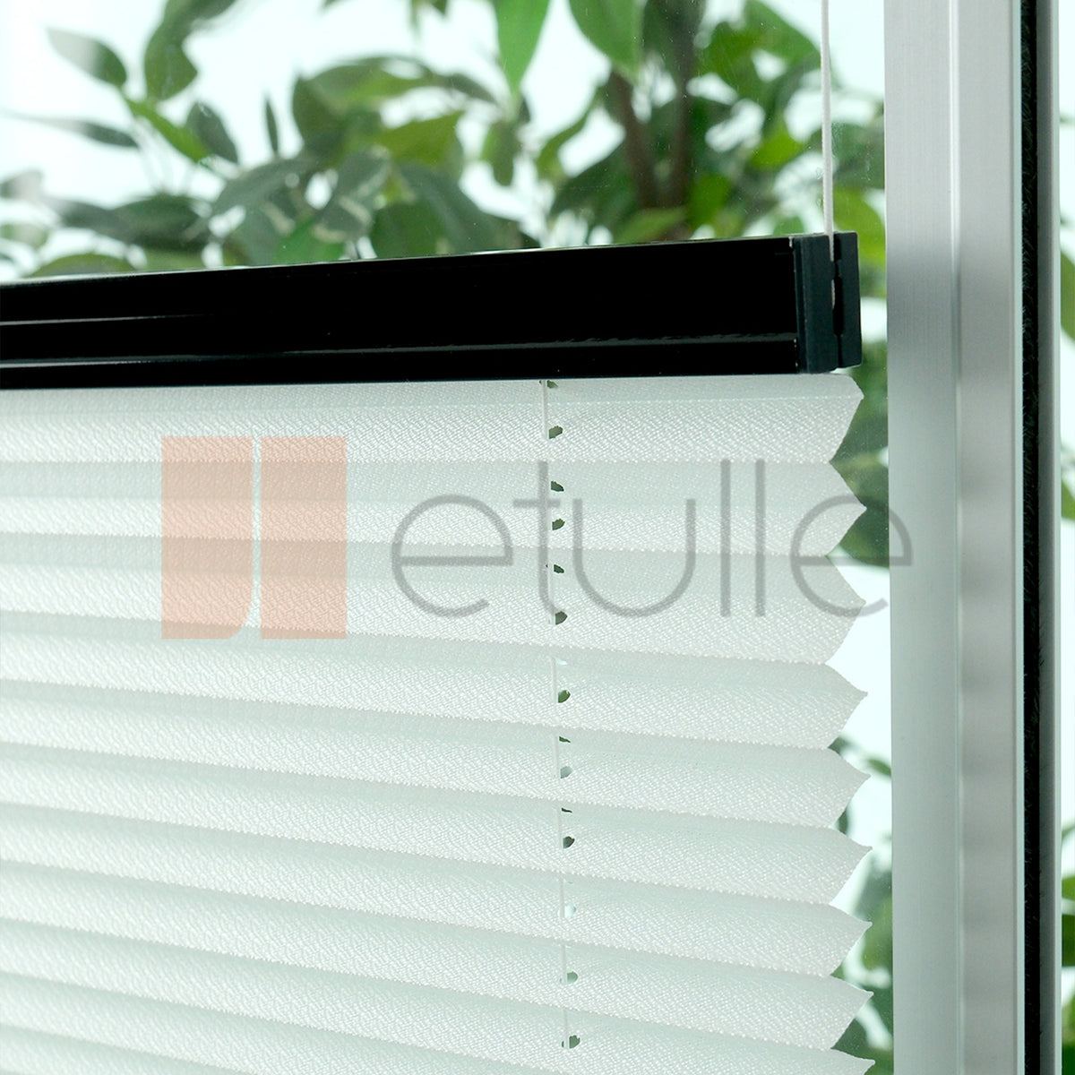 16MM Beyaz Bursa Plise Perde
