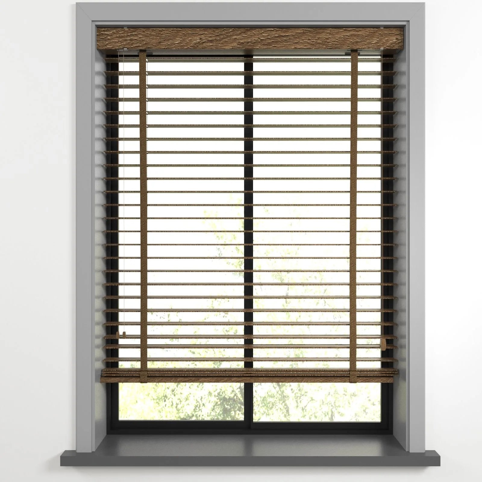 Kahverengi Polywood Blackout Jaluzi - Etulle