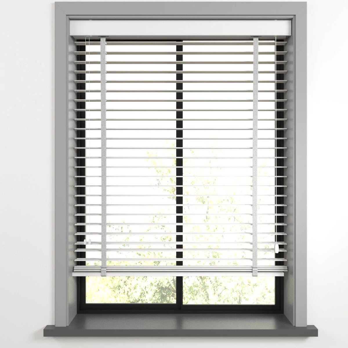 Beyaz Polywood Blackout Jaluzi - Etulle