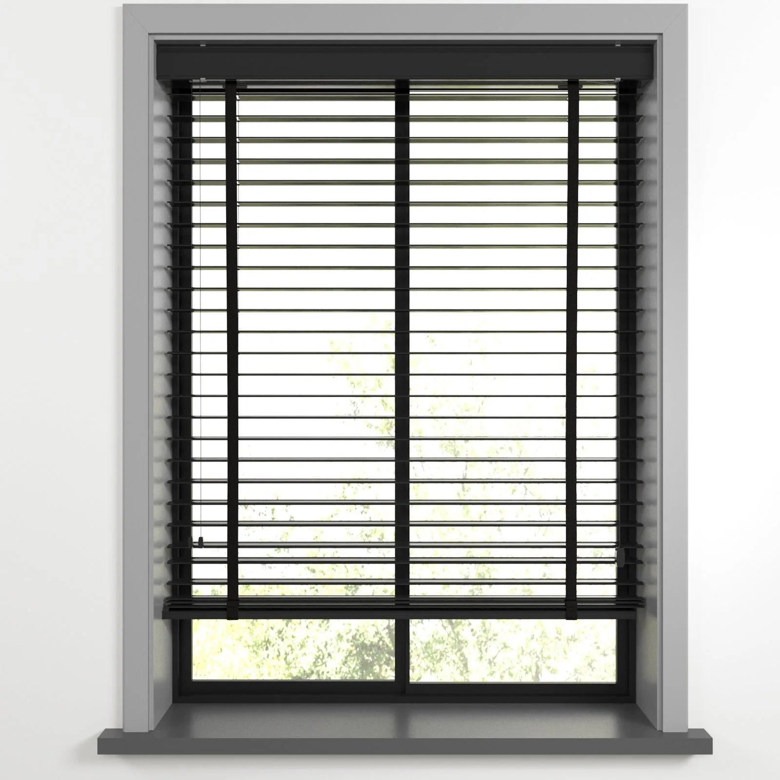 Siyah Polywood Blackout Jaluzi - Etulle