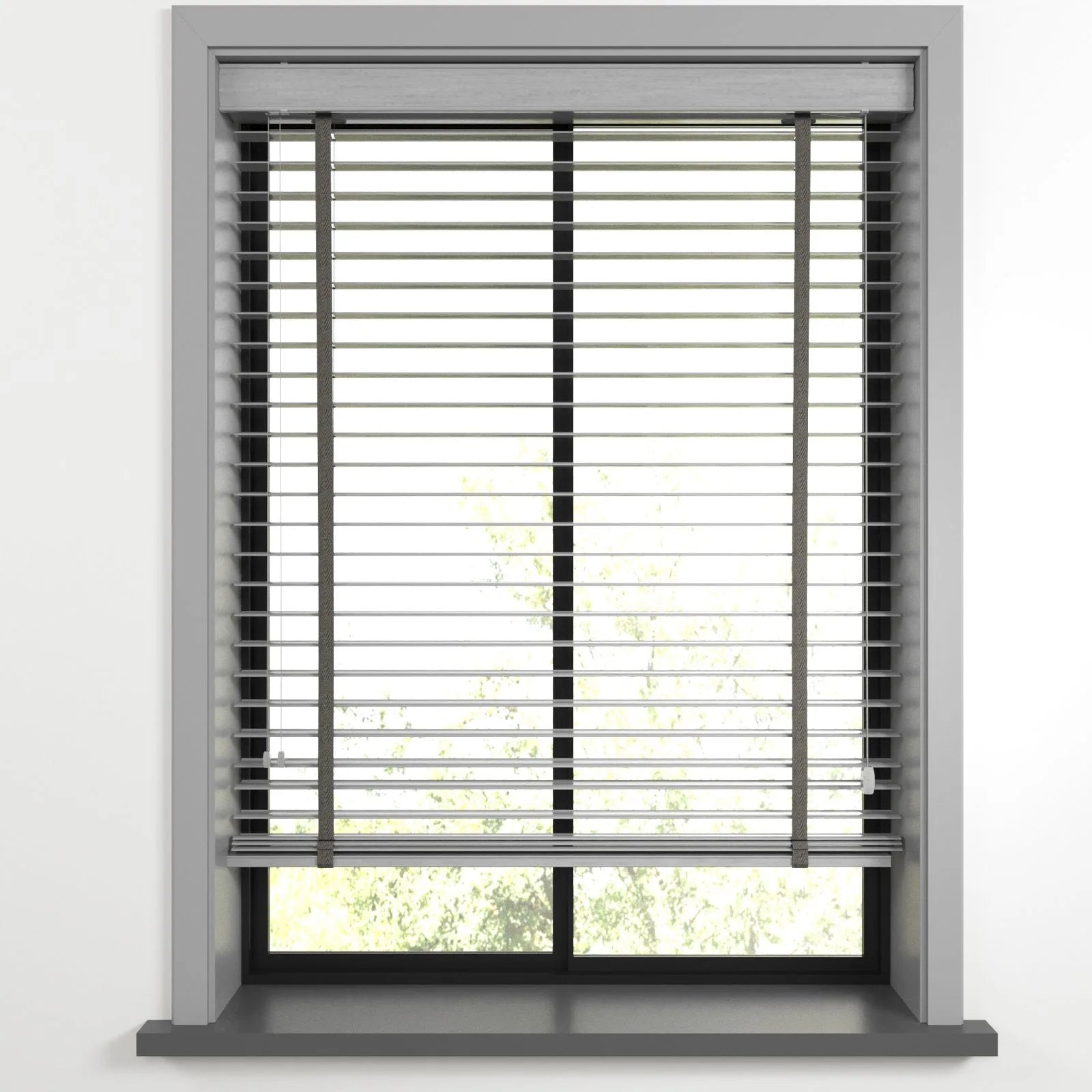 Açık Gri Polywood Blackout Jaluzi - Etulle
