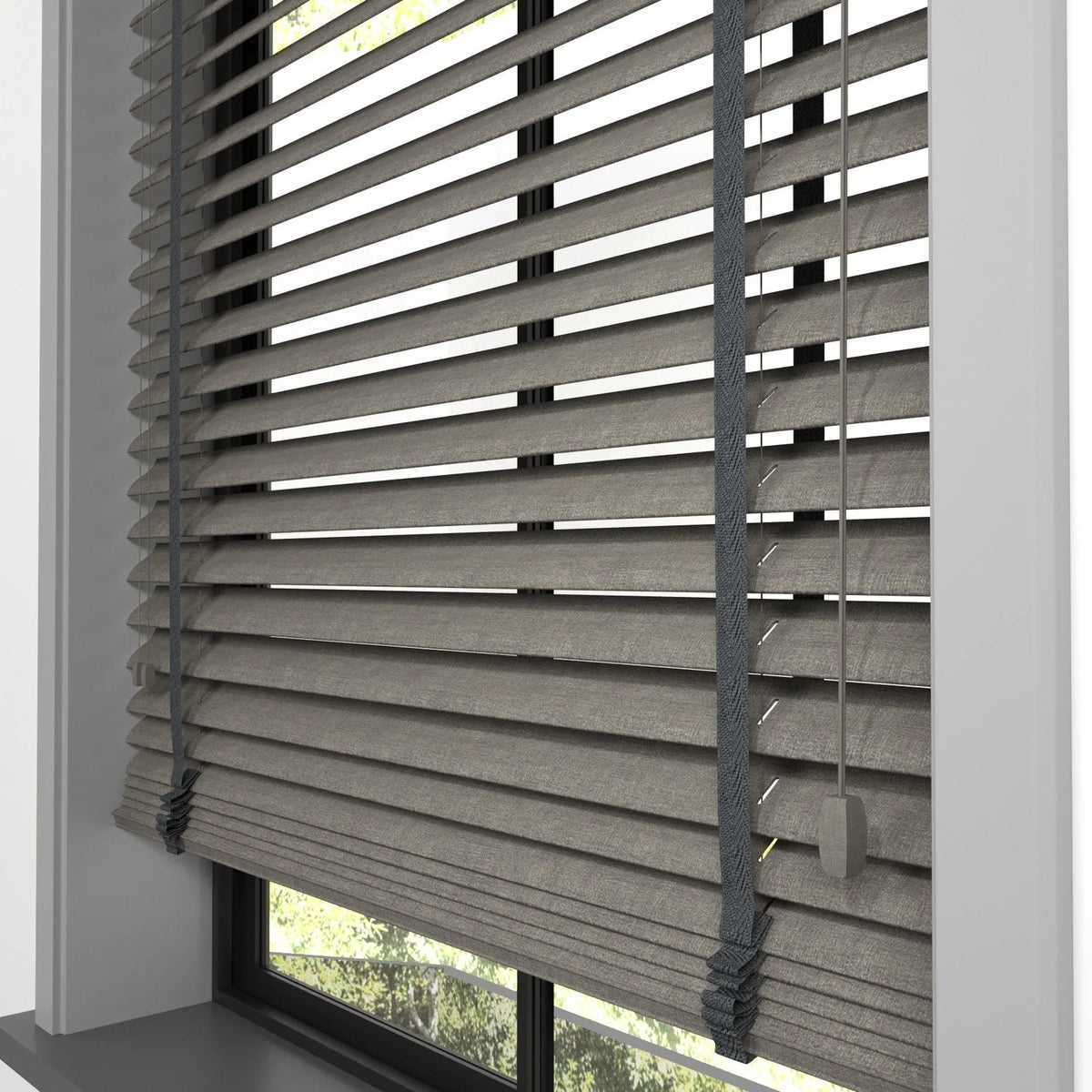 Gri Polywood Blackout Jaluzi - Etulle