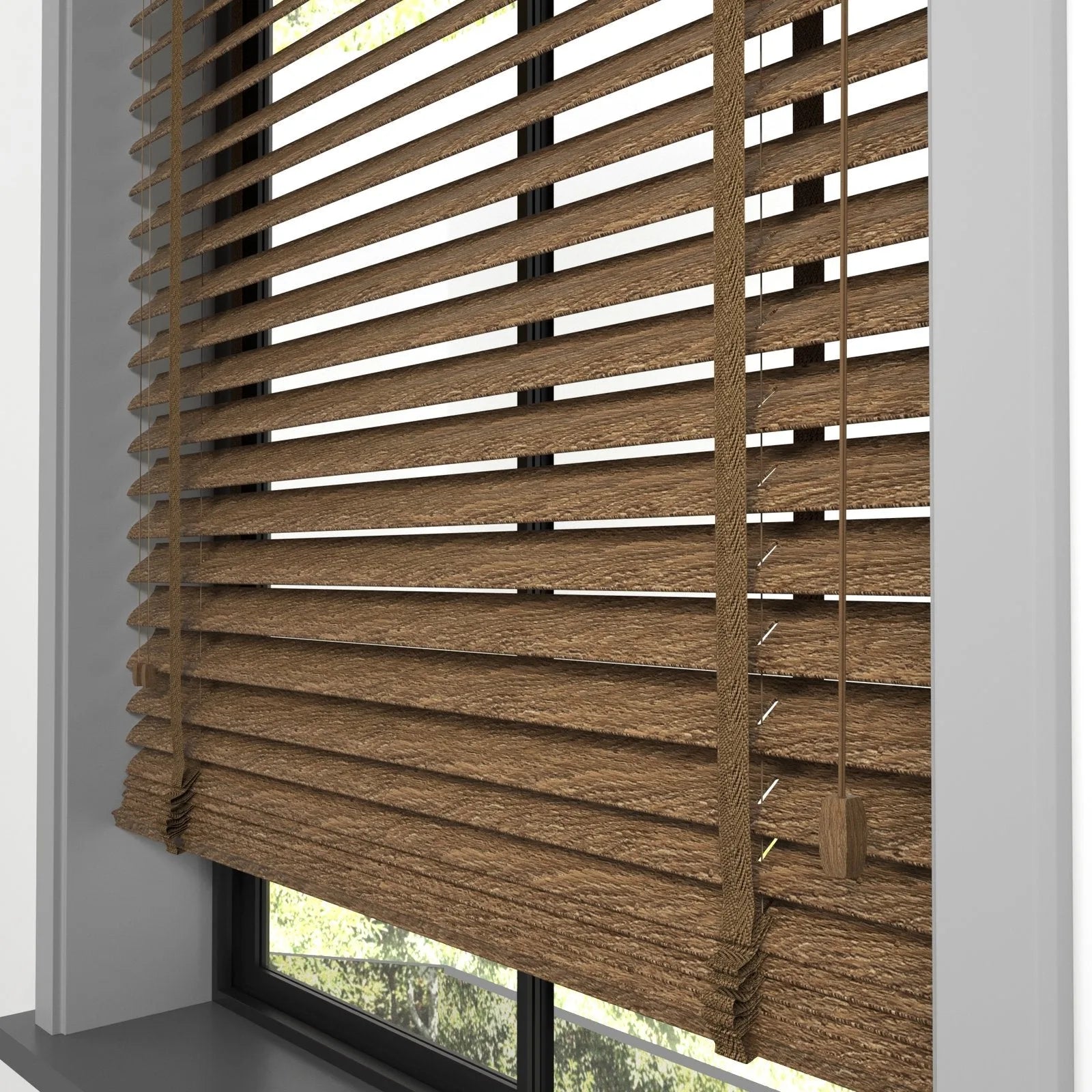 Kahverengi Polywood Blackout Jaluzi - Etulle