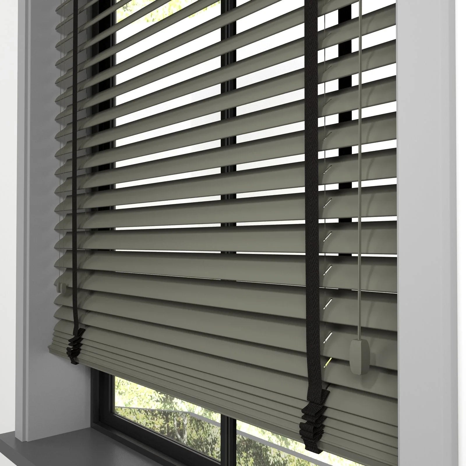 Koyu Gri Polywood Blackout Jaluzi - Etulle