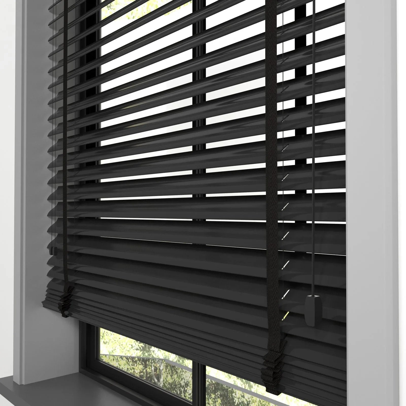 Siyah Polywood Blackout Jaluzi - Etulle