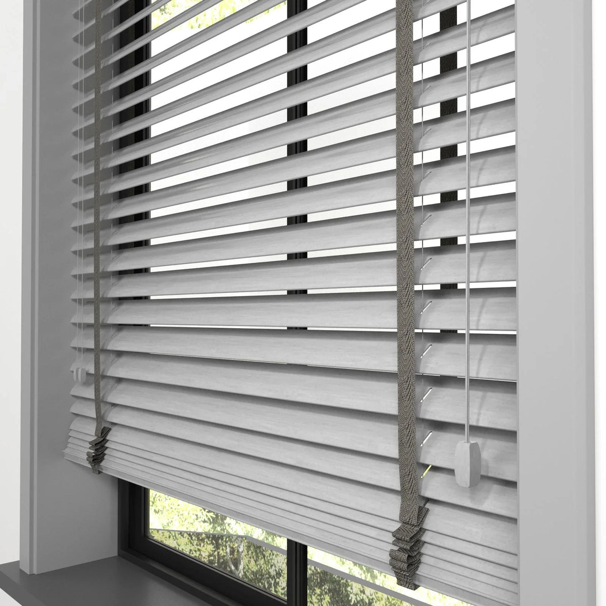 Açık Gri Polywood Blackout Jaluzi - Etulle