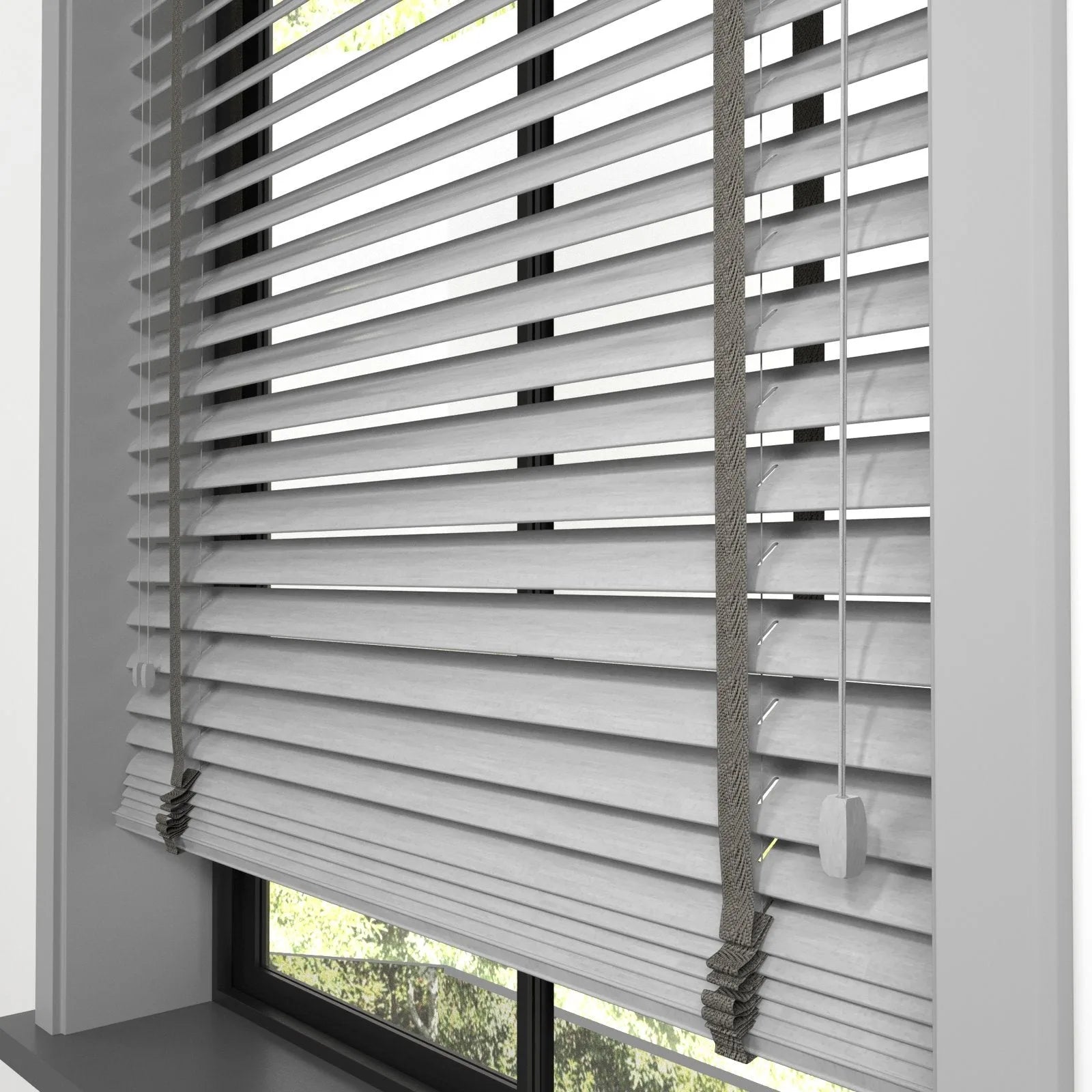 Açık Gri Polywood Blackout Jaluzi - Etulle