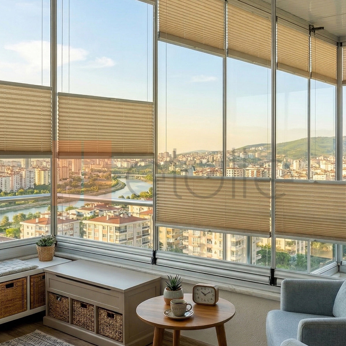 16MM Vi̇zon Bursa Plise Perde