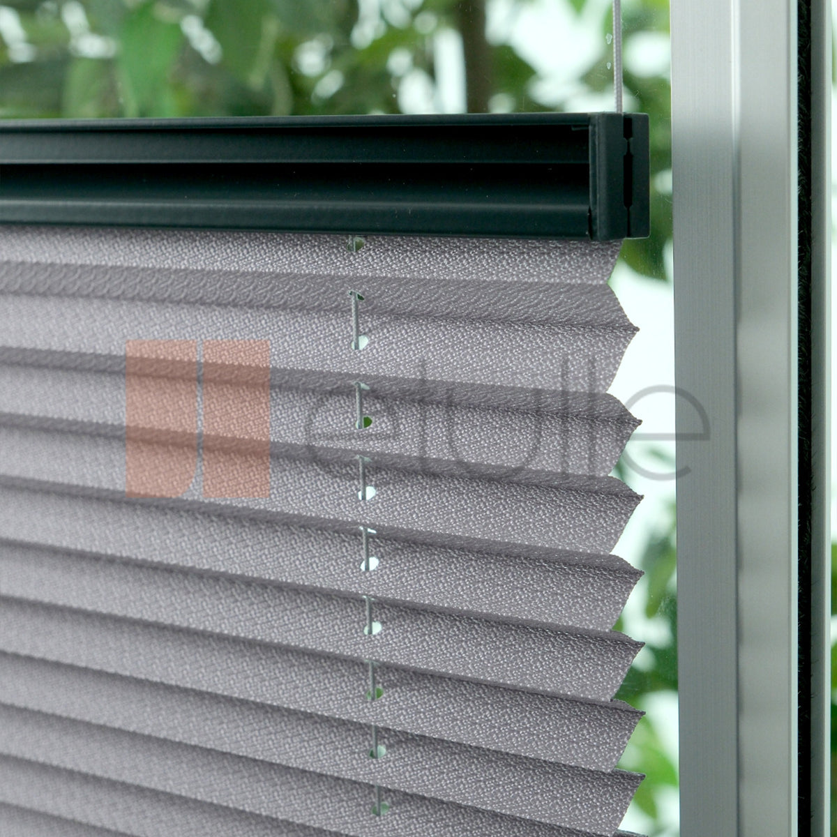 16MM Gri̇ Bursa Plise Perde