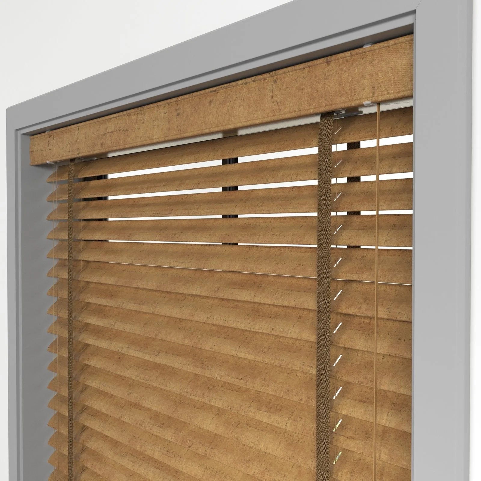 Ahşap Rengi Polywood Blackout Jaluzi - Etulle
