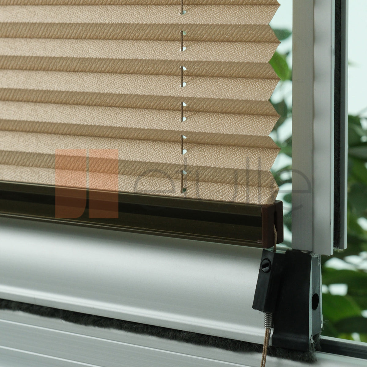 16MM Koyu Krem İzmi̇r Plise Perde