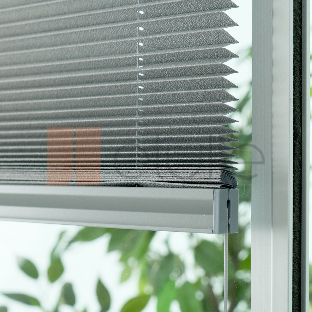16MM Gri̇ Bambu Plise Perde
