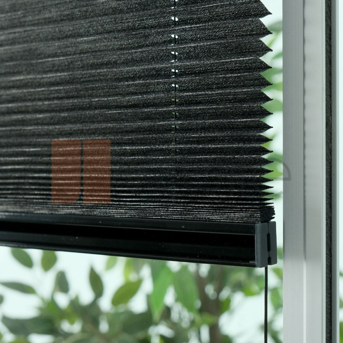 16MM Antrasi̇t Bambu Plise Perde
