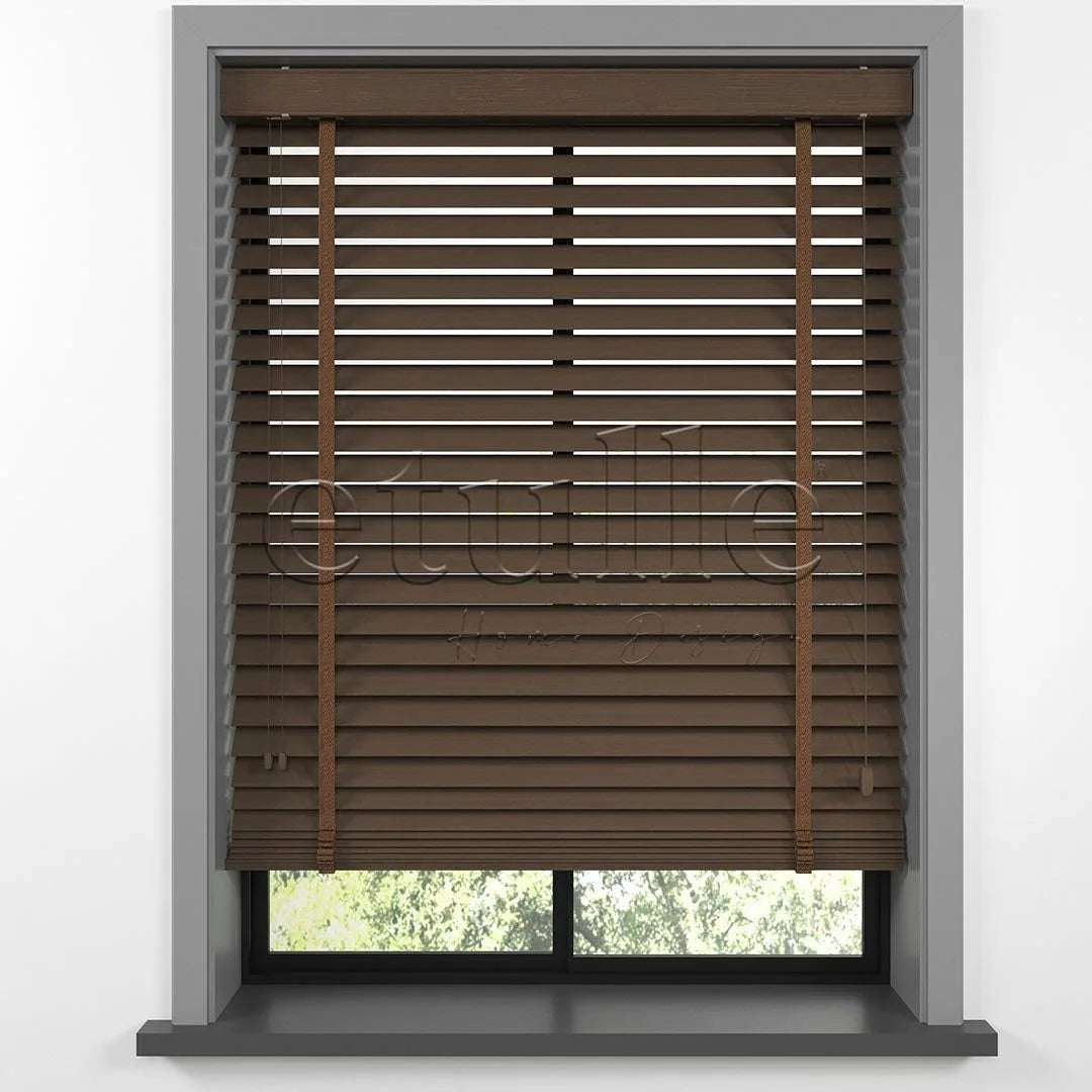 50 MM BAMBOO Chestnut Ahşap Jaluzi