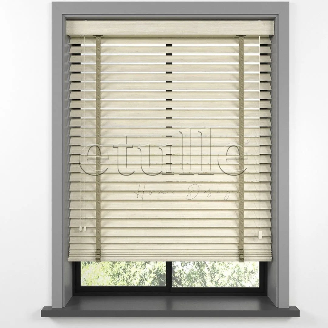 50 MM BAMBOO Maple Ahşap Jaluzi