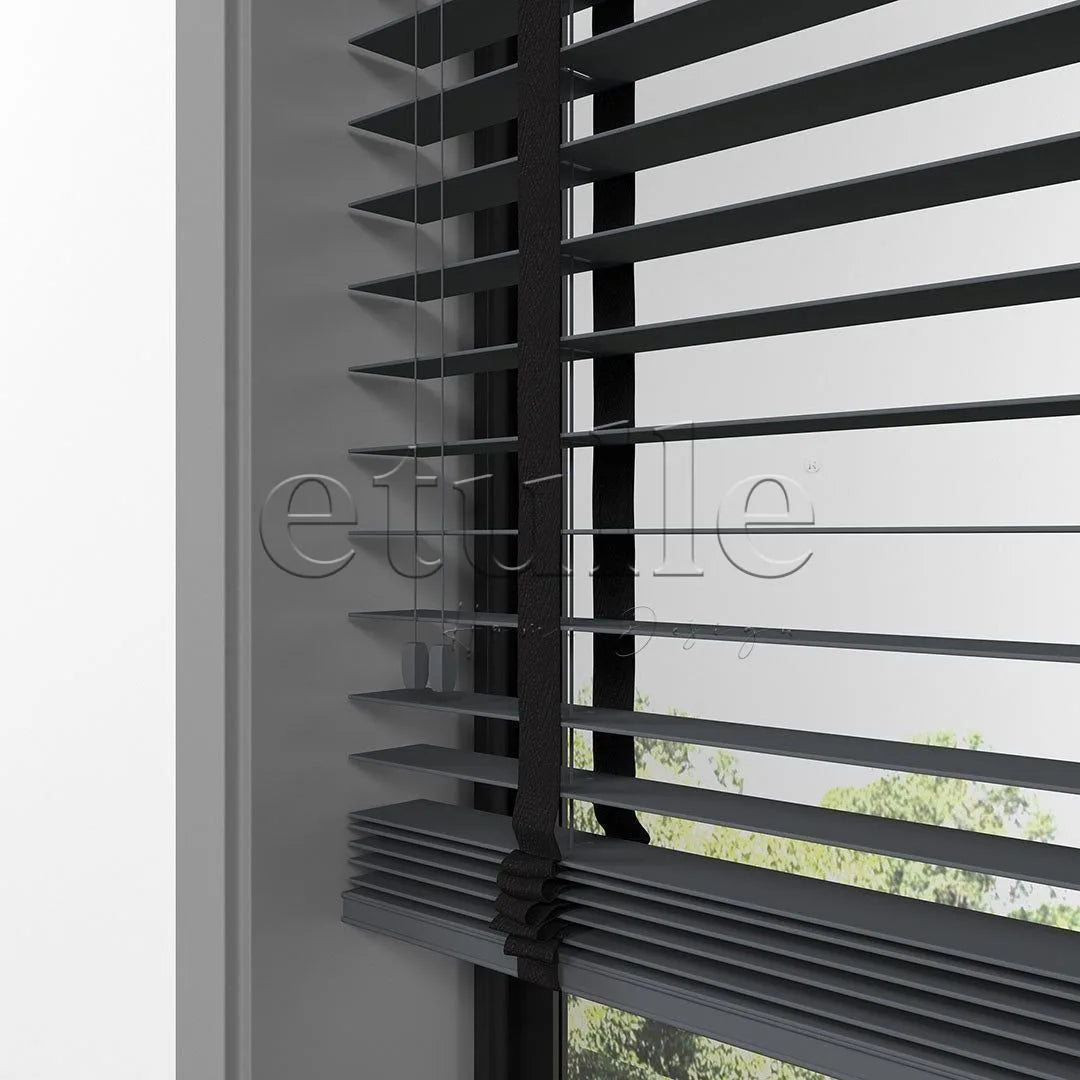 50 MM BASSWOOD Füme Ahşap Jaluzi