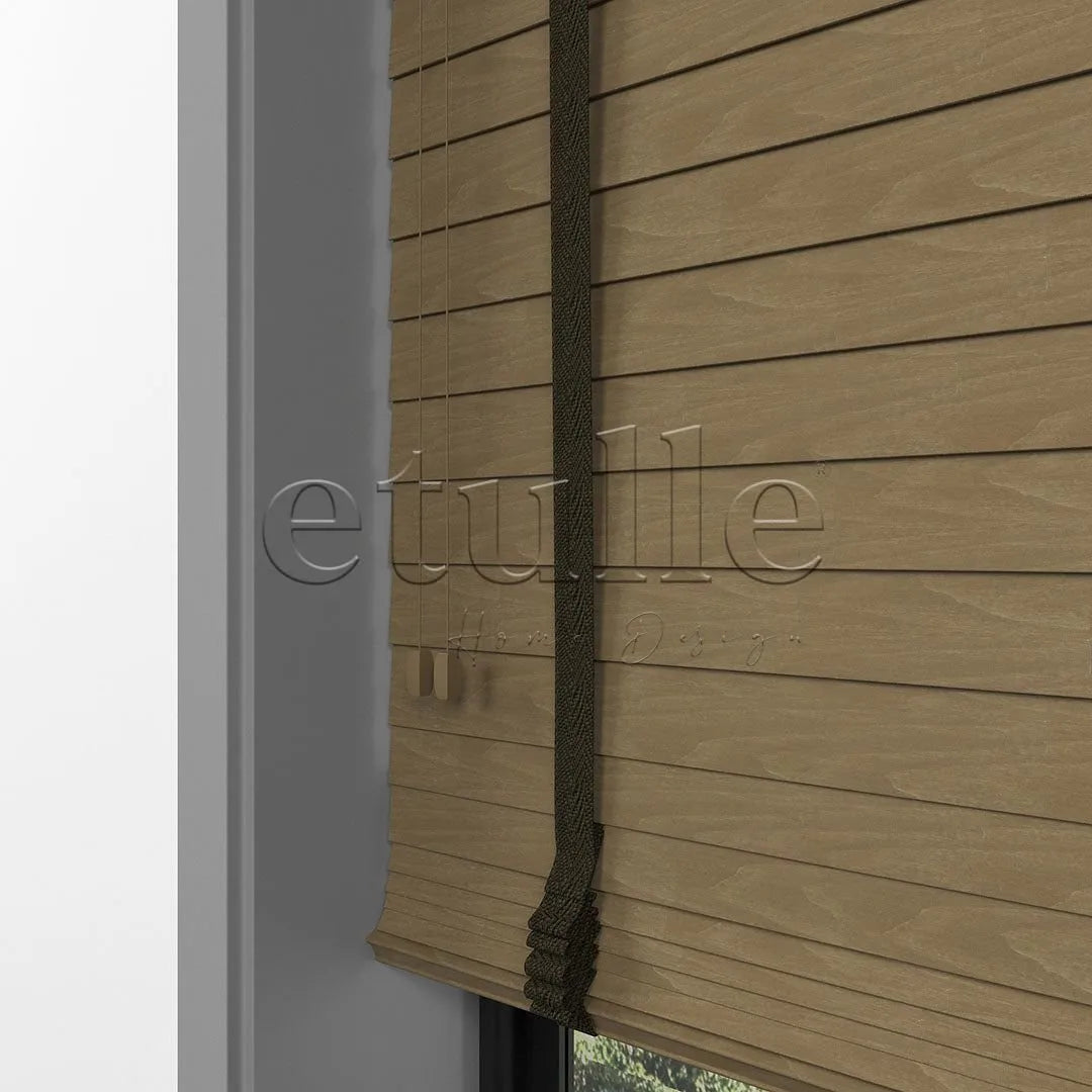 50 MM BASSWOOD Nut Ahşap Jaluzi
