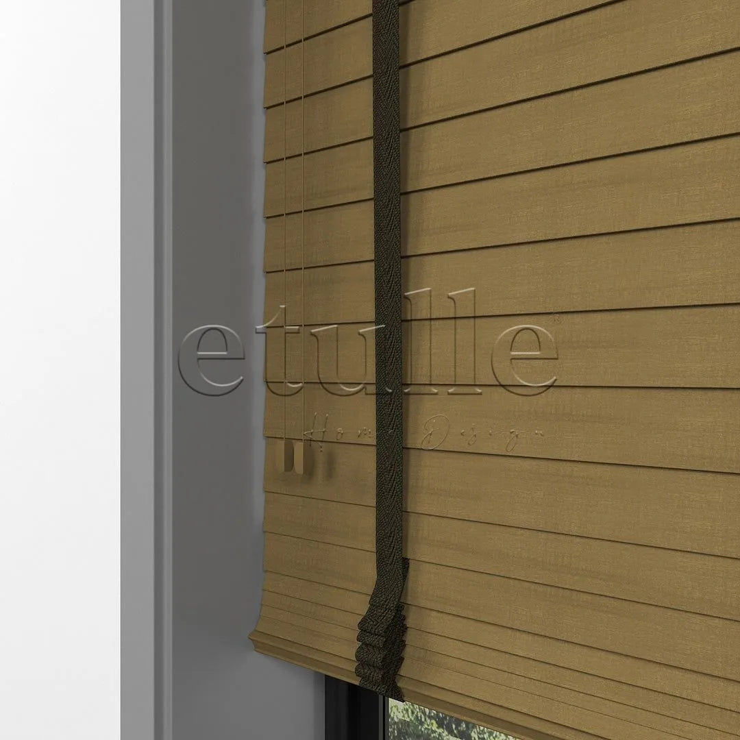 50 MM FARYWOOD Maple Ahşap Jaluzi