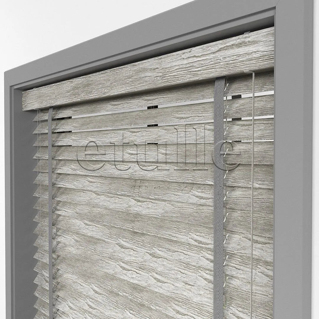 50 MM FOAXWOOD Greyish Ahşap Jaluzi