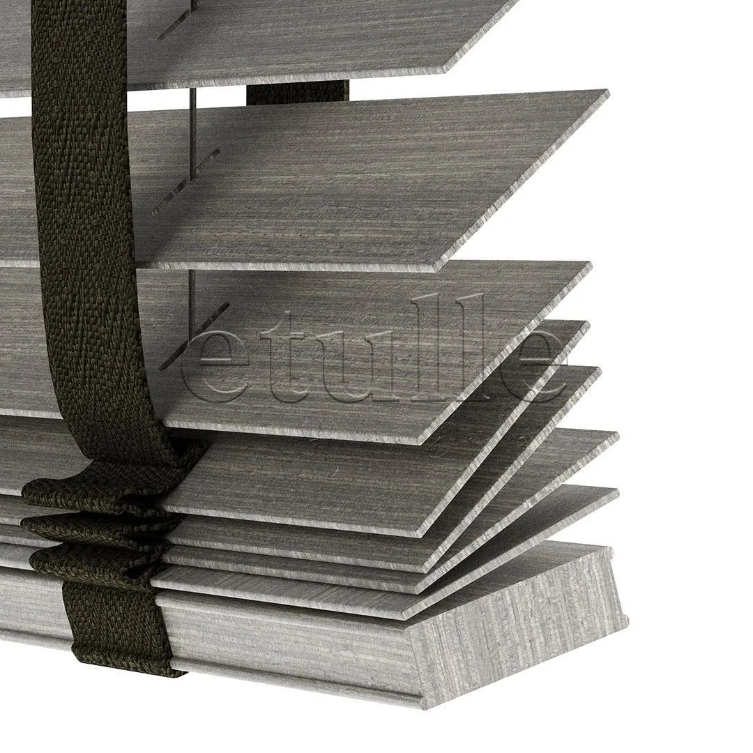 50 MM LUXURY WOOD Ash Ahşap Jaluzi