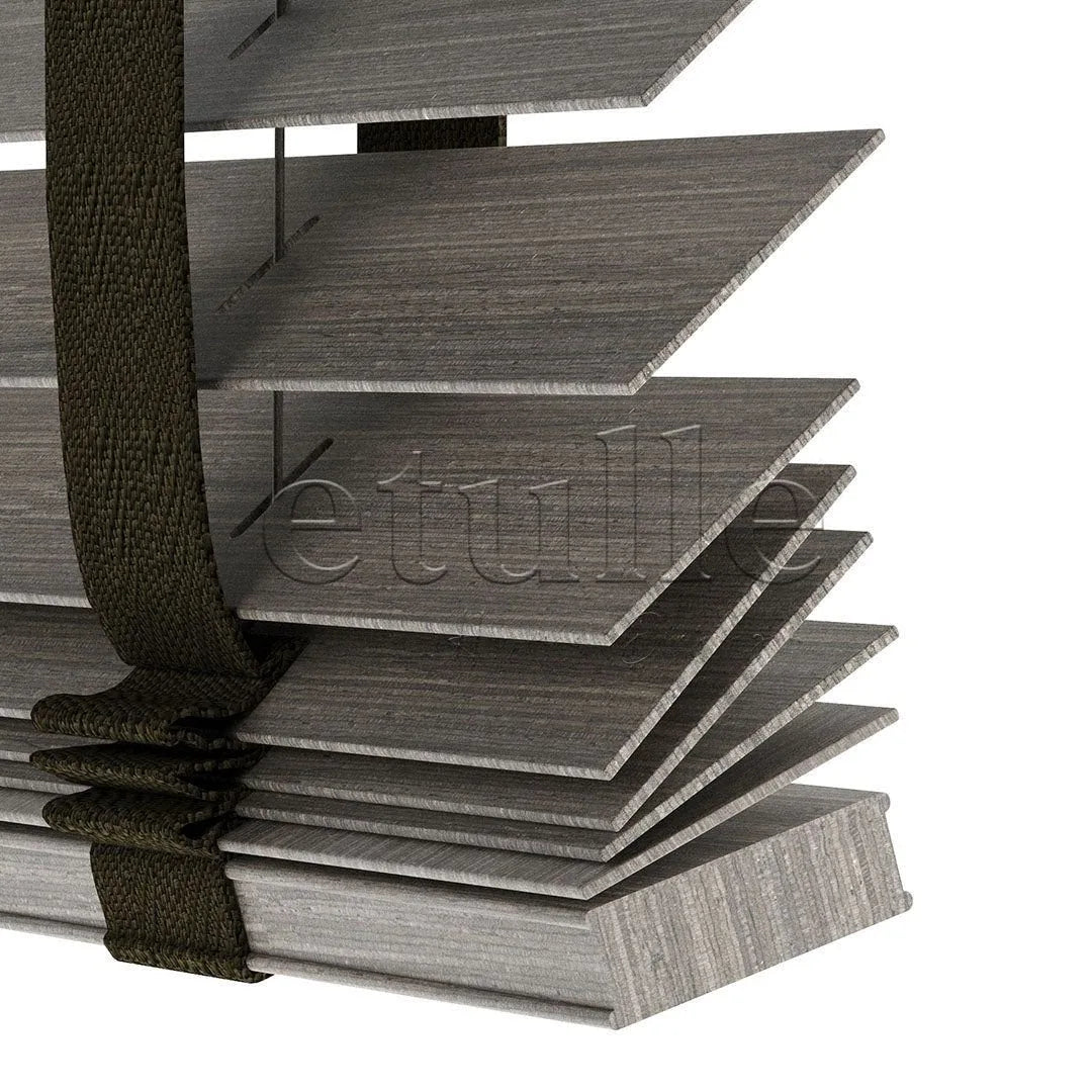 50 MM LUXURY WOOD Cinder Ahşap Jaluzi