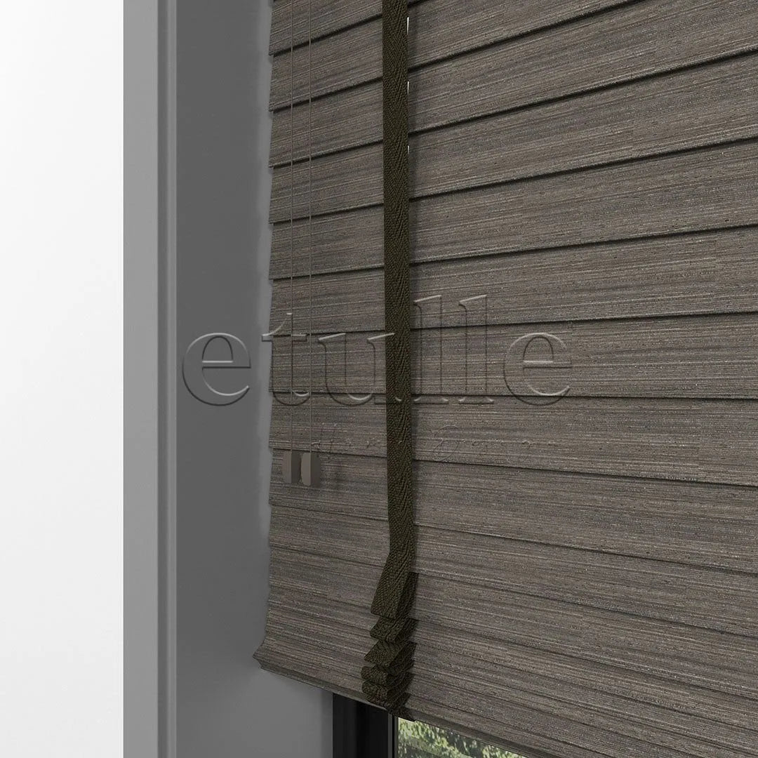 50 MM LUXURY WOOD Cinder Ahşap Jaluzi