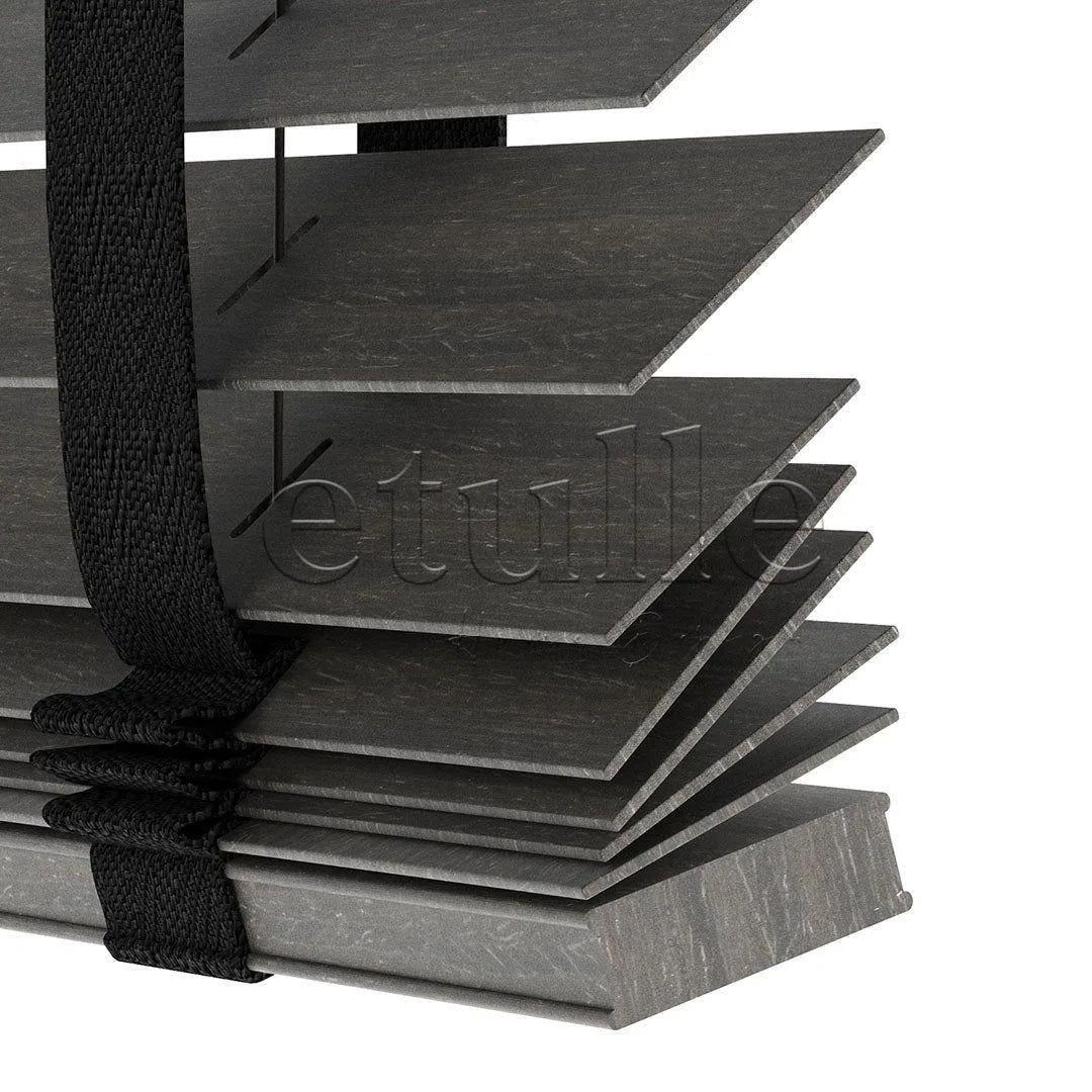 50 MM LUXURY WOOD Mocha Ahşap Jaluzi