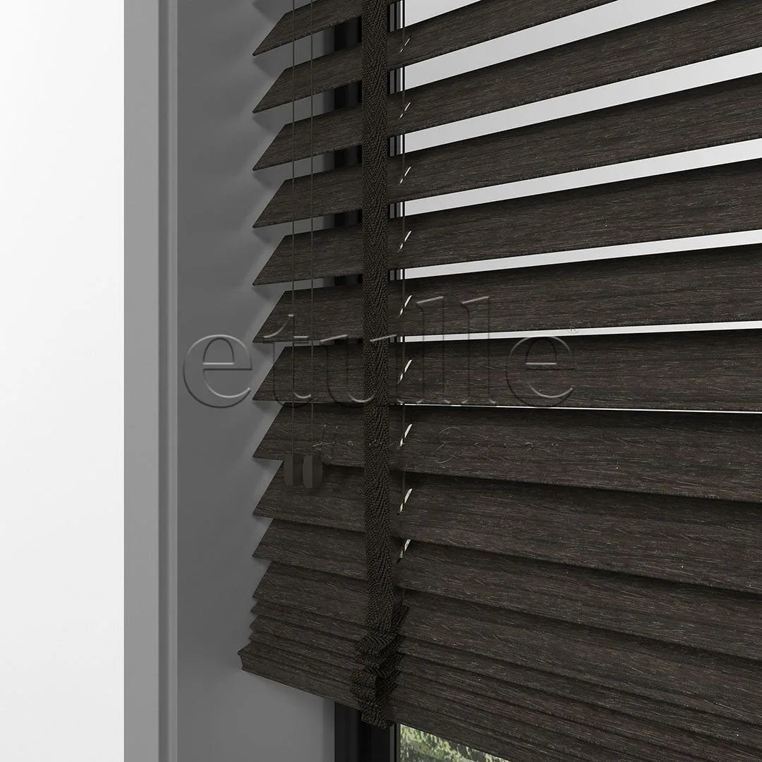 50 MM LUXURY WOOD Mocha Ahşap Jaluzi