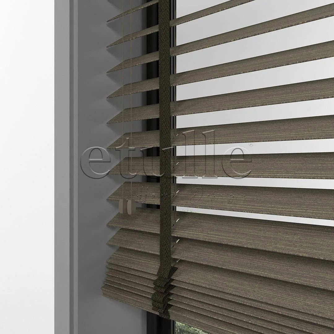 50 MM LUXURY WOOD Soil Ahşap Jaluzi