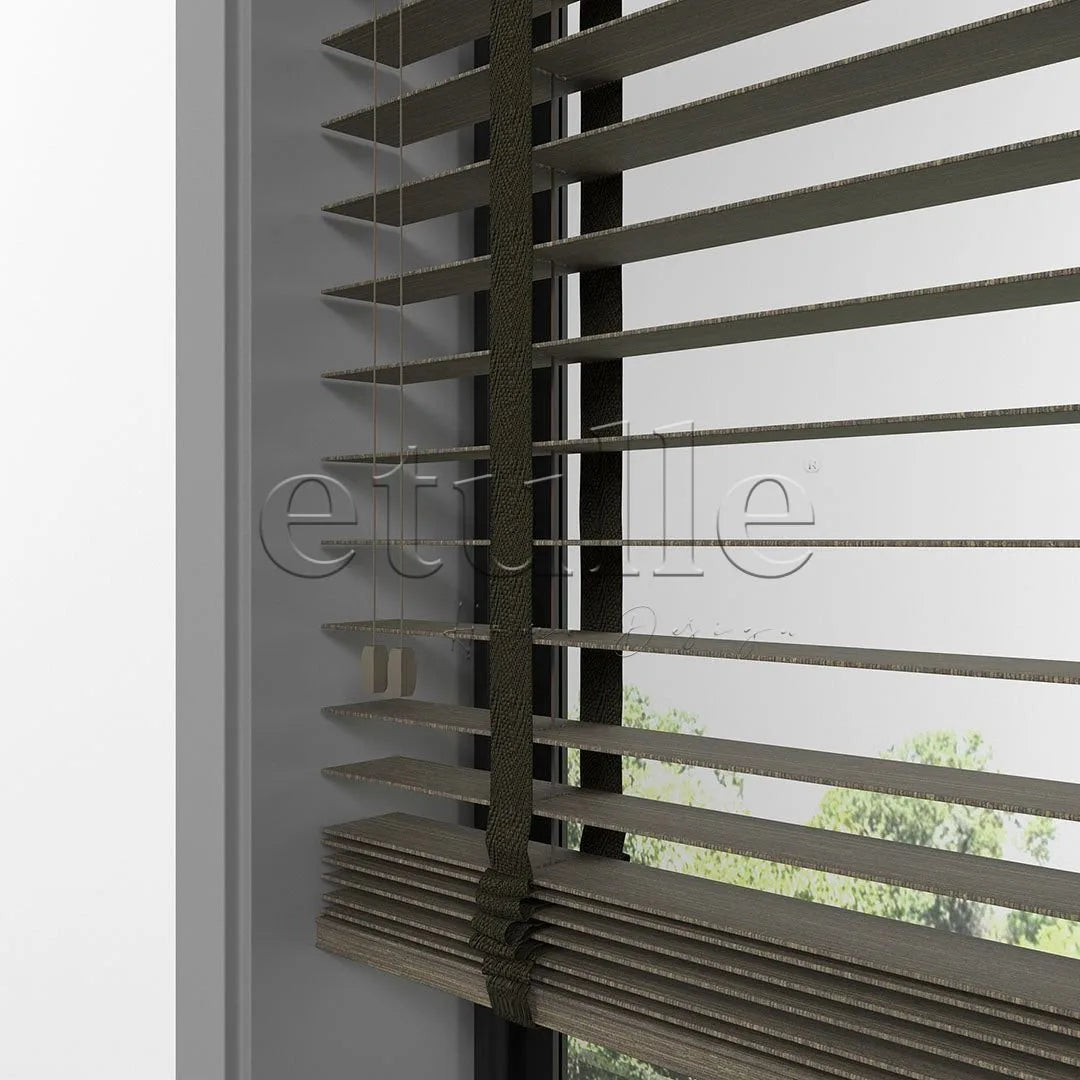 50 MM LUXURY WOOD Soil Ahşap Jaluzi