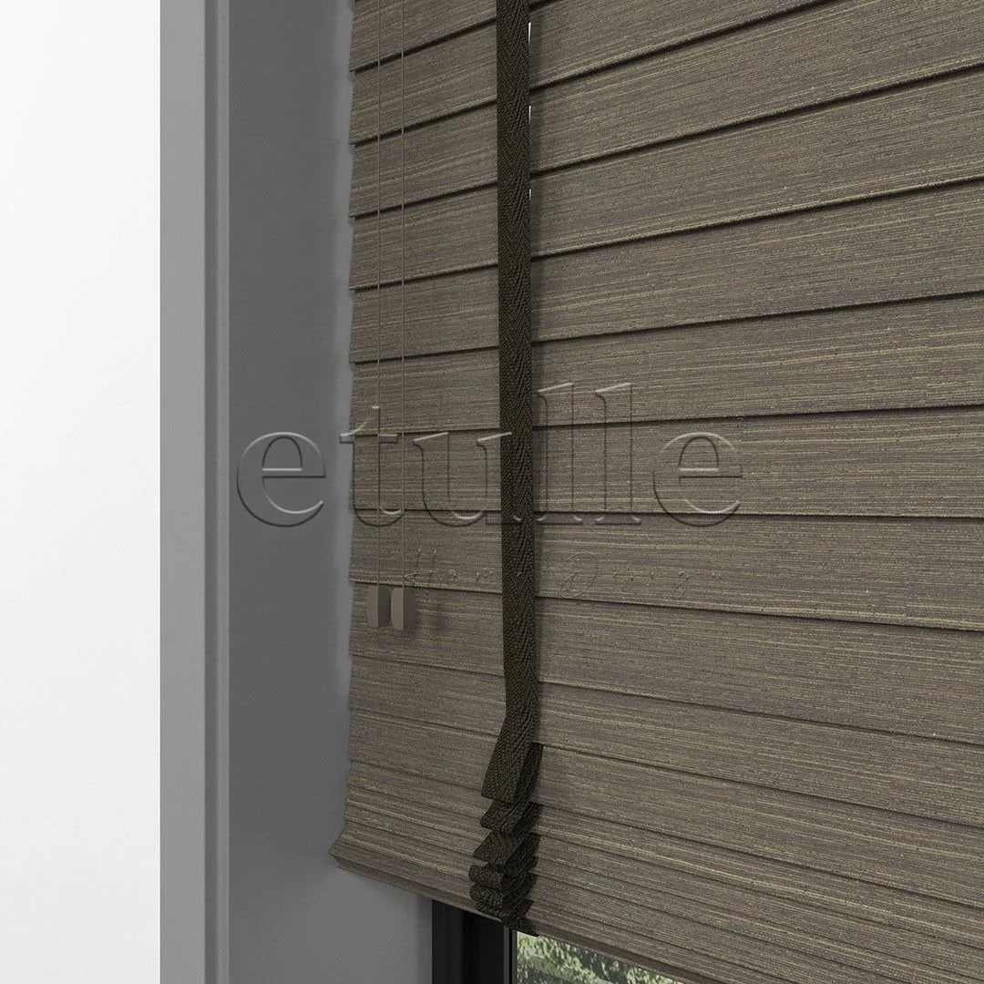 50 MM LUXURY WOOD Soil Ahşap Jaluzi