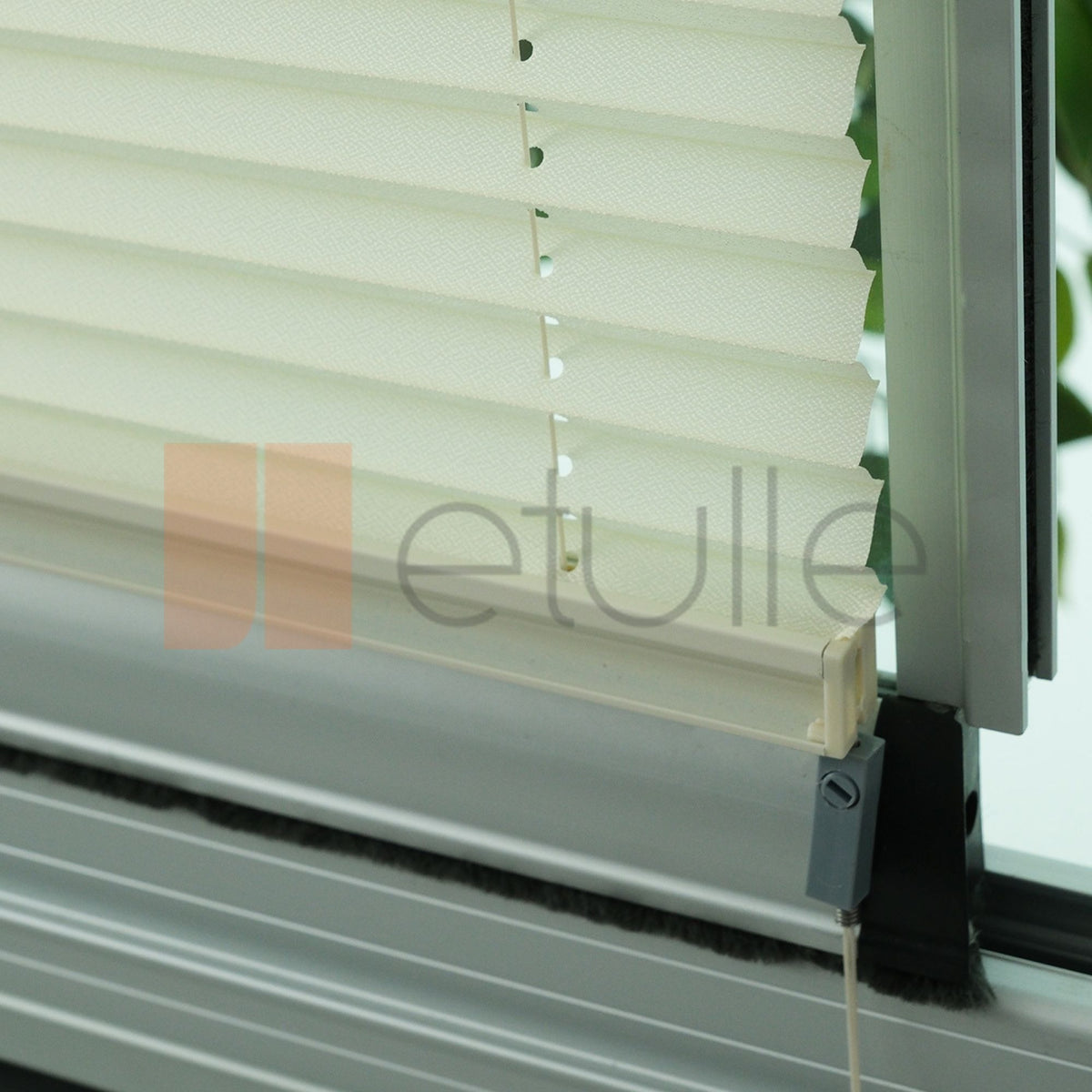 16MM Krem Mani̇sa Plise Perde